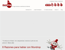 Tablet Screenshot of mundrop.com